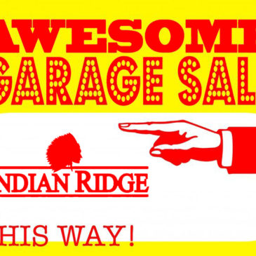 Get Ready for the Indian Ridge Garage Sale!