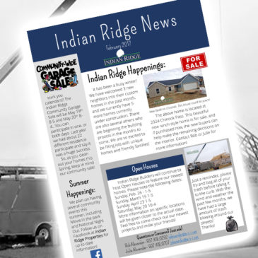 Indian Ridge Properties – February 2017 Newsletter